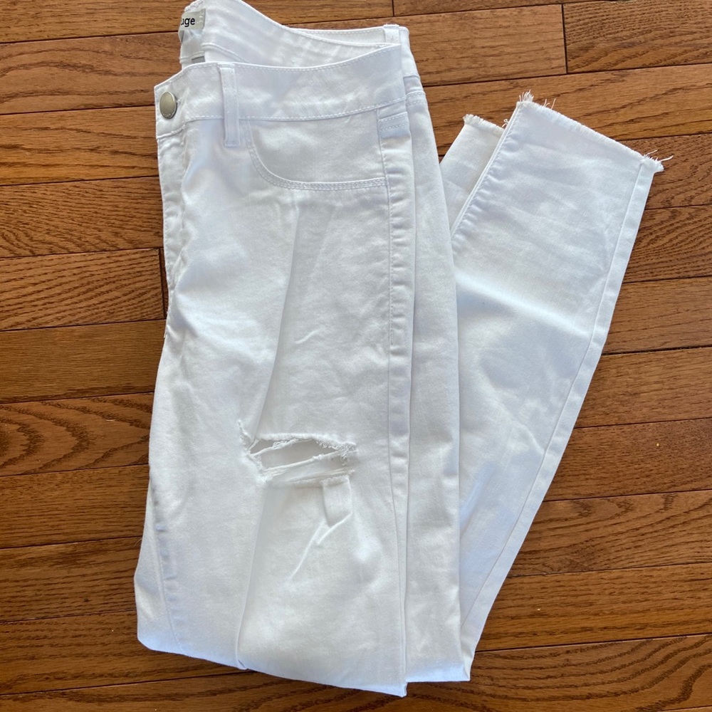 Charlotte Russe White Skinny Jeans- never worn